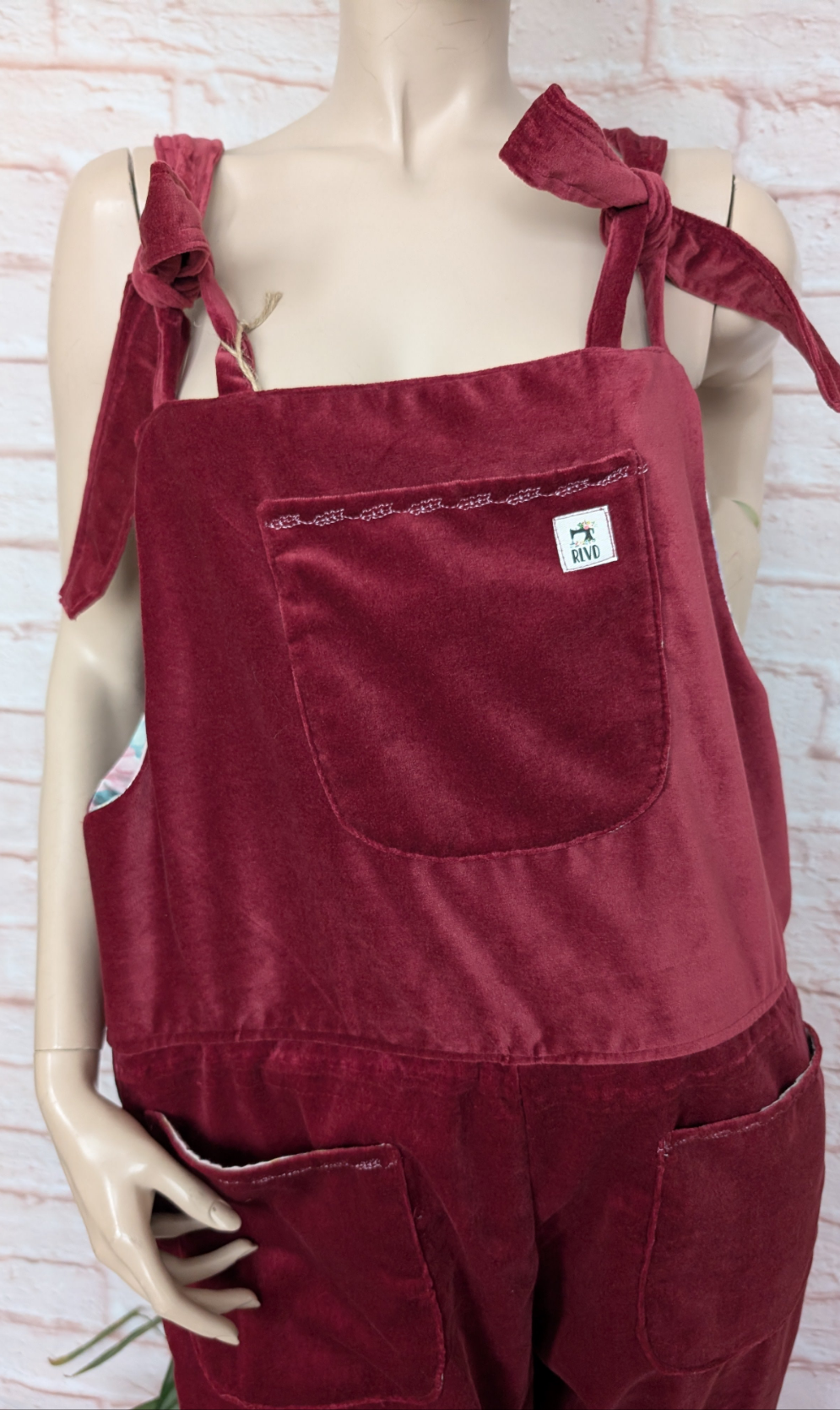 Dungarees size 12, adult dungarees, plum velvet Dungarees,valour dungarees, tall dungarees, longer leg dungarees RelovedDesignsbyDawn