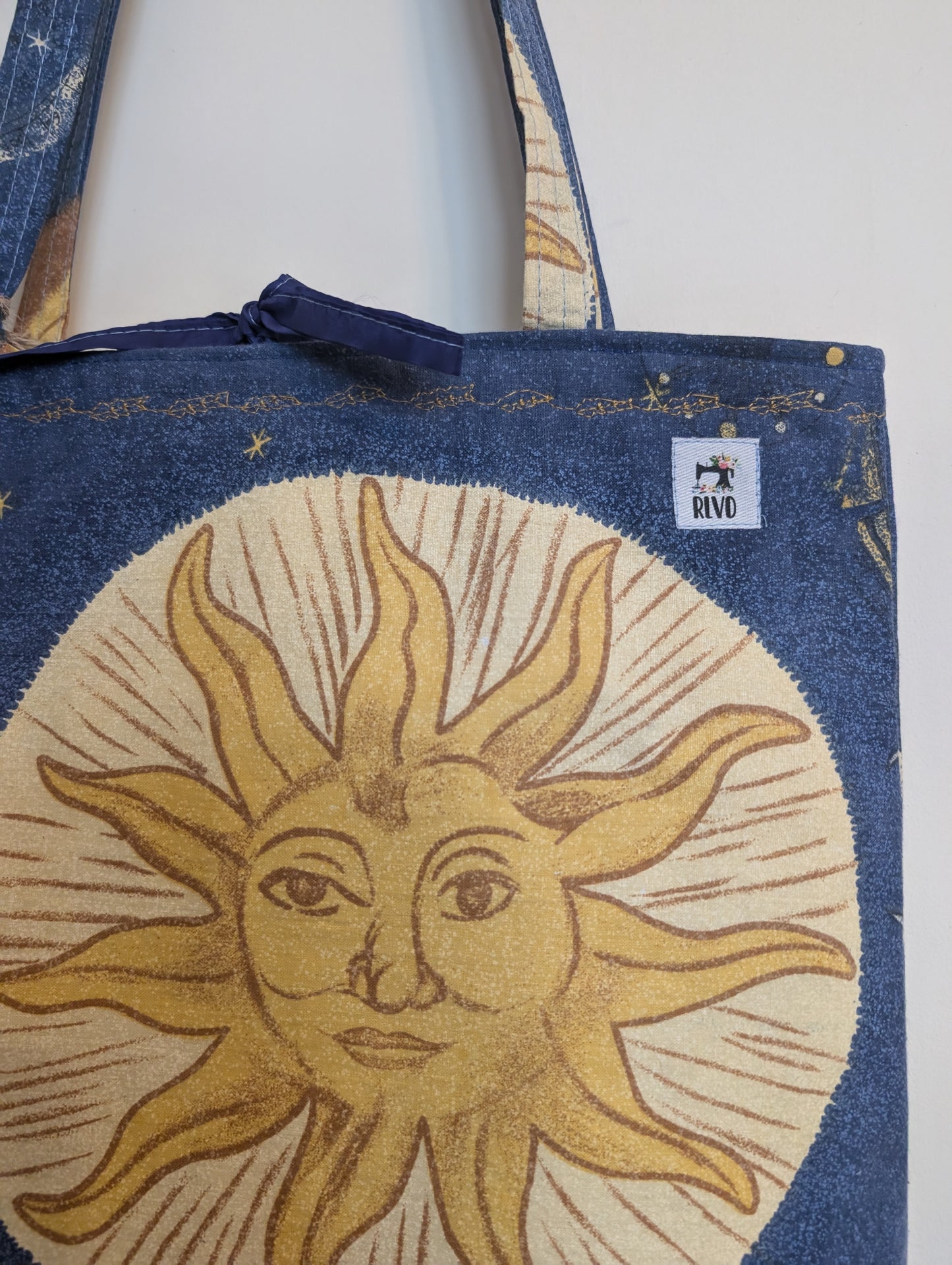 large tote, shopping bag, shoulder bag, constellations bag, celestial bag, embroidered bag, shoulder tote RelovedDesignsbyDawn