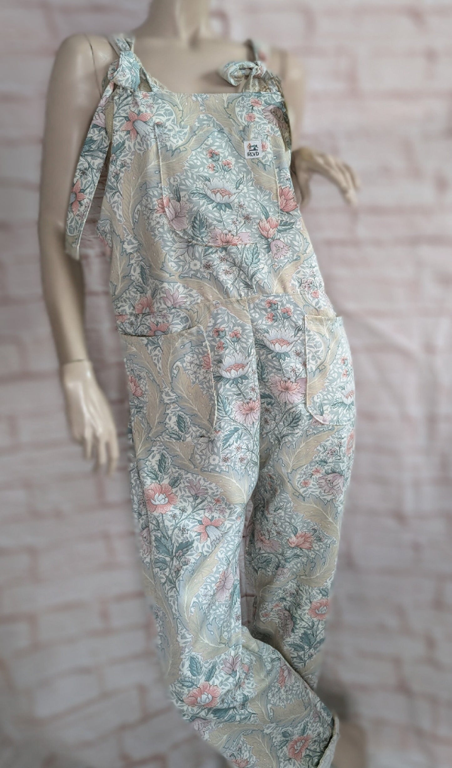 dungarees size 12, vintage m&s print floral