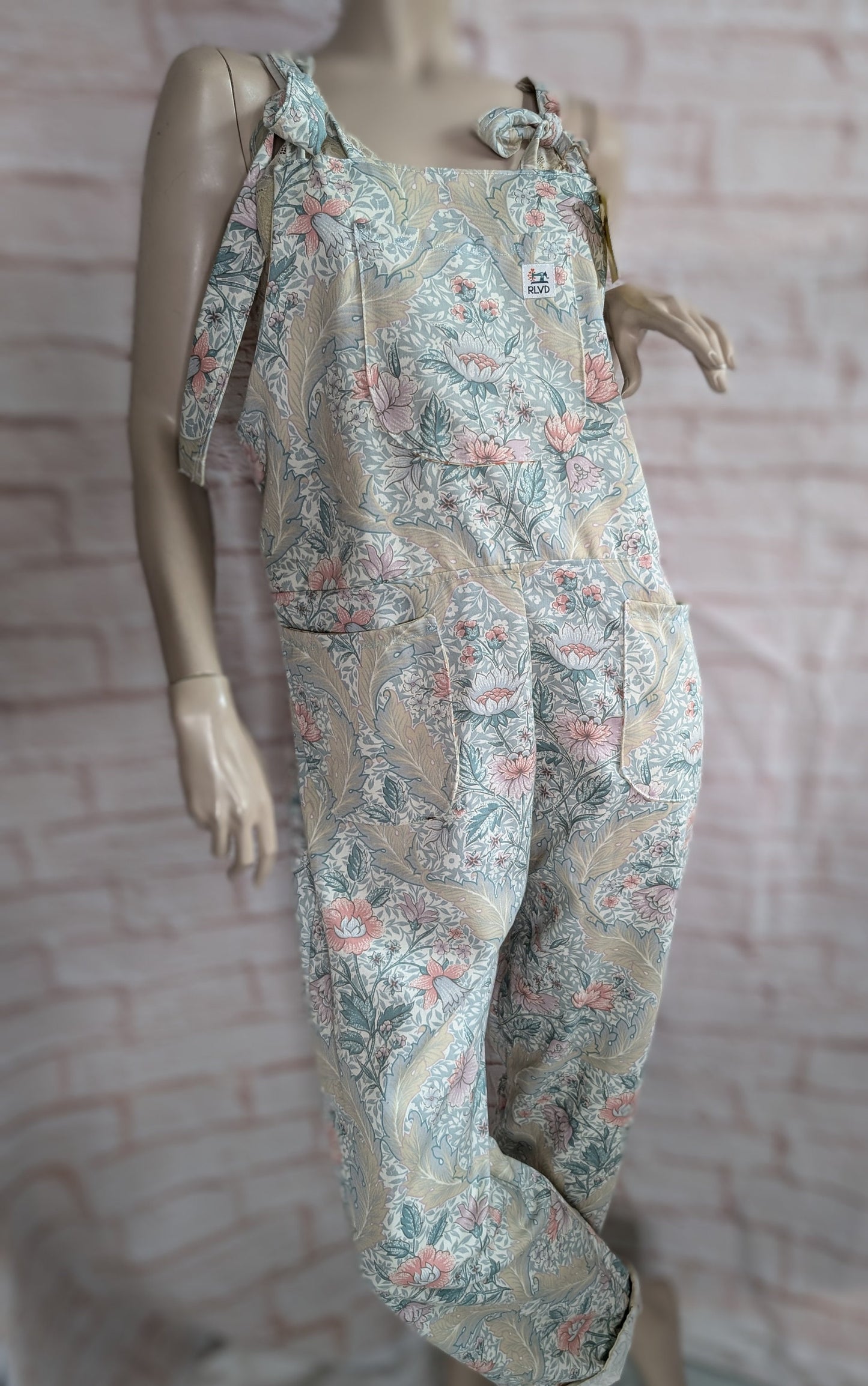 dungarees size 12, vintage m&s print floral