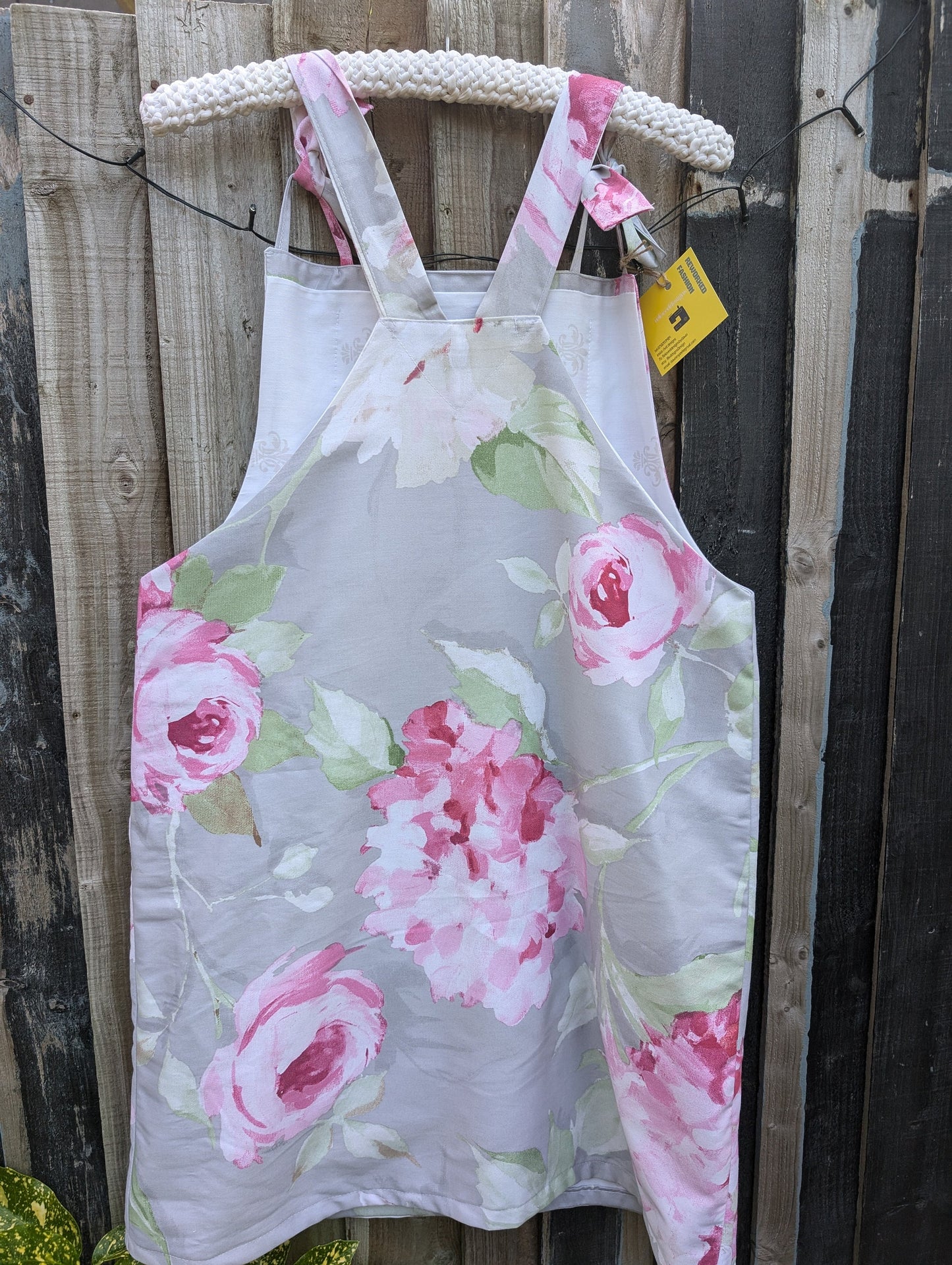 dress size 12, floral dress, pinafore dress, dungarees dress, tie top dress, apron dress, mini dress, pockets dress, pink dress, ladies