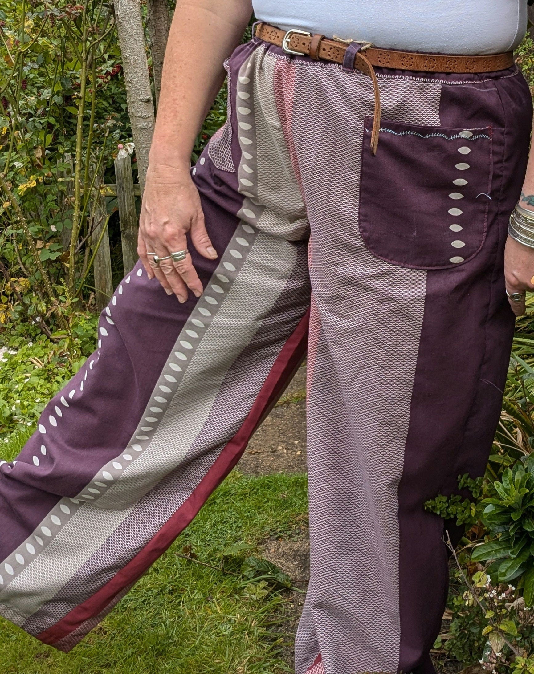 Trousers size 22, stretch waist trousers, wide leg plus size trousers